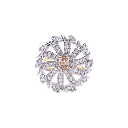 Blooming Grace zirconia rings