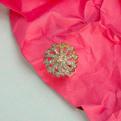 Blooming Grace zirconia rings