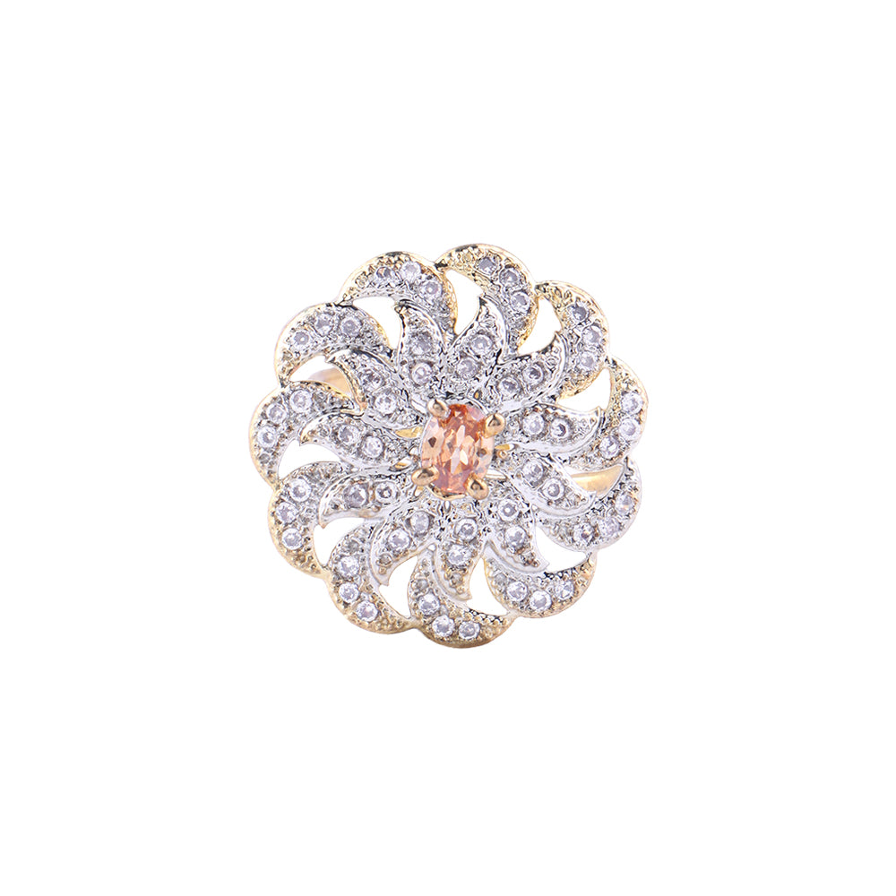 Blooming Grace zirconia rings