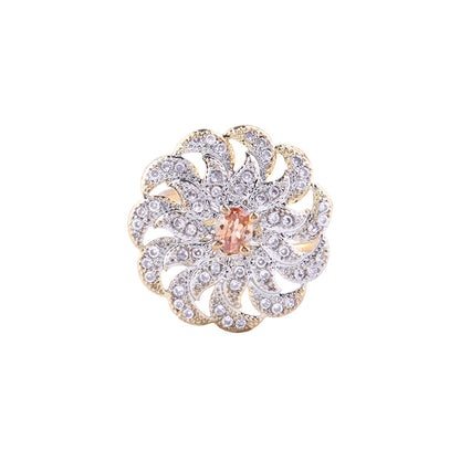 Blooming Grace zirconia rings