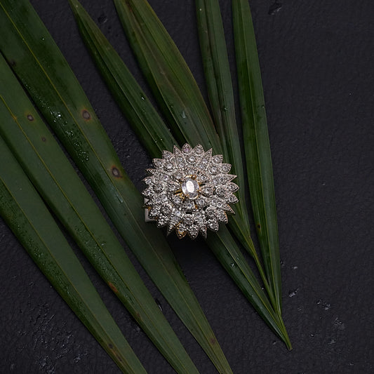 Zirconia Adjustable Ring