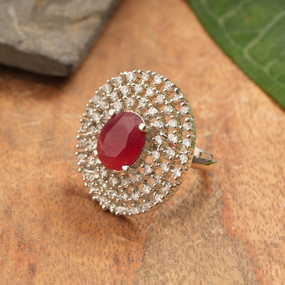 Zirconia Adjustable Ring