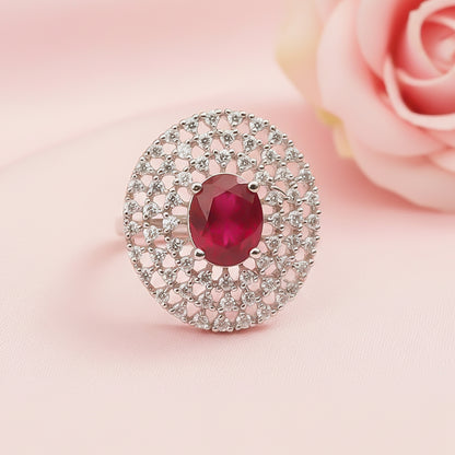 Zirconia Adjustable Ring