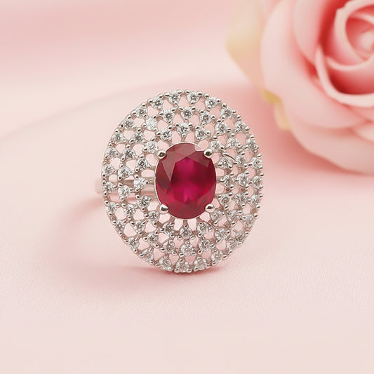 Zirconia Adjustable Ring