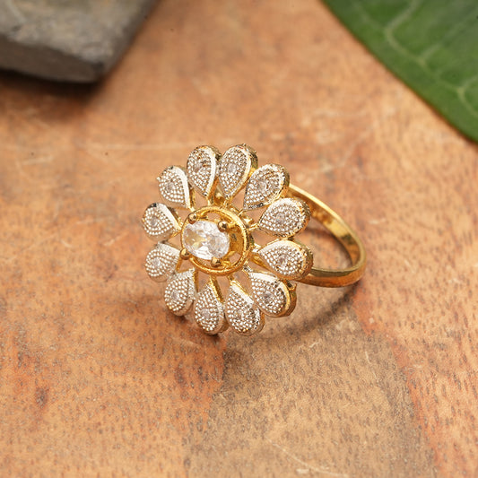 Zirconia Adjustable Ring