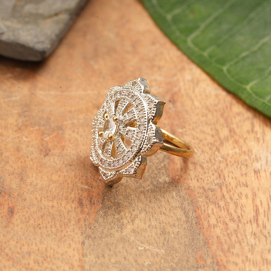 Zirconia Adjustable Ring