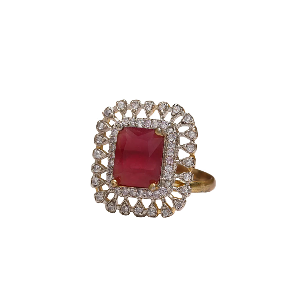 Zirconia Adjustable Ring