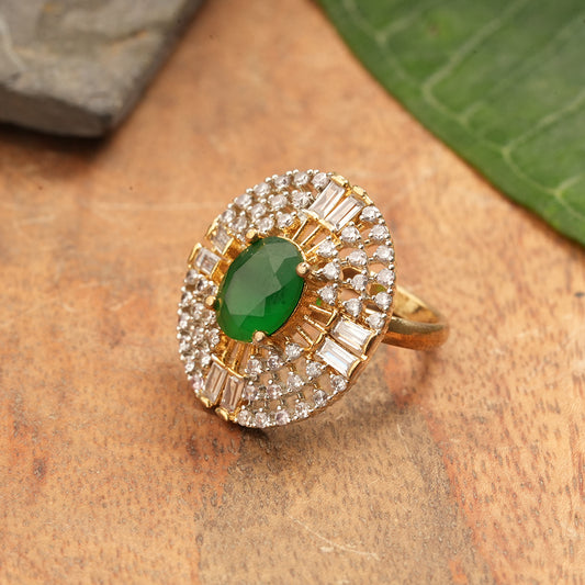 Zirconia Adjustable Ring