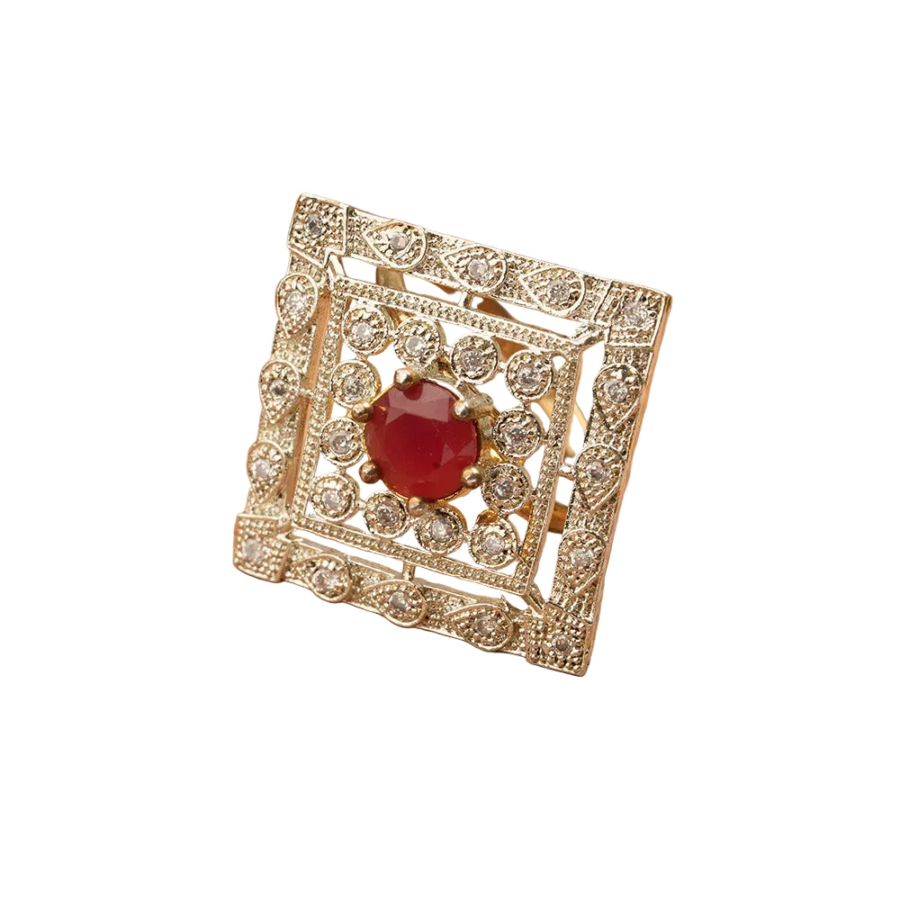 Zirconia Adjustable Ring