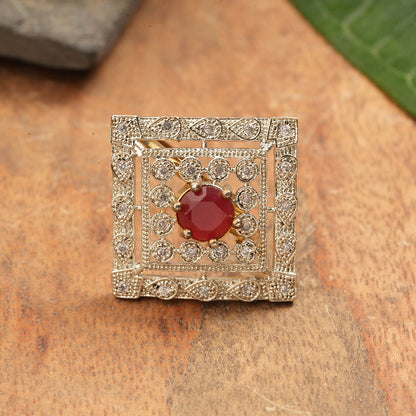 Zirconia Adjustable Ring