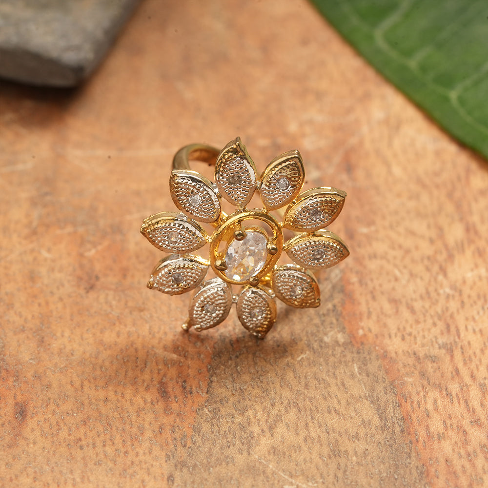 Zirconia Adjustable Ring