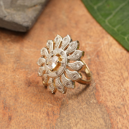 Zirconia Adjustable Ring