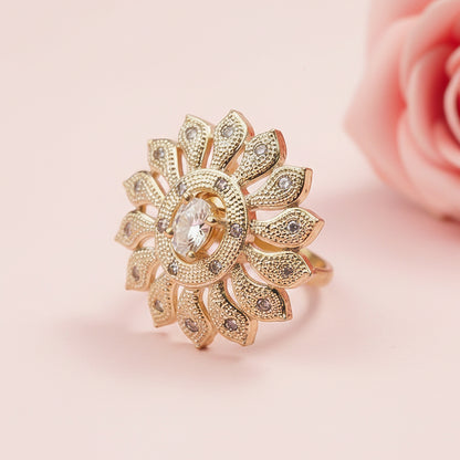Zirconia Adjustable Ring