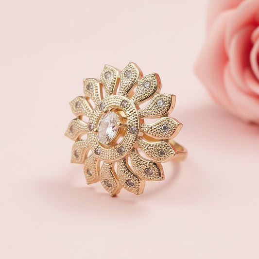 Zirconia Adjustable Ring