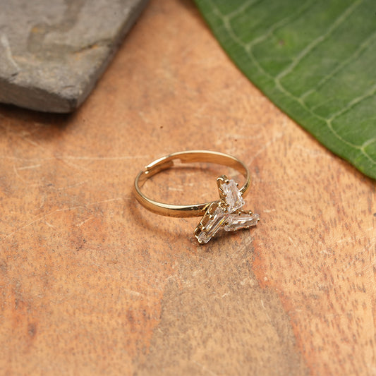 Zirconia Adjustable Ring