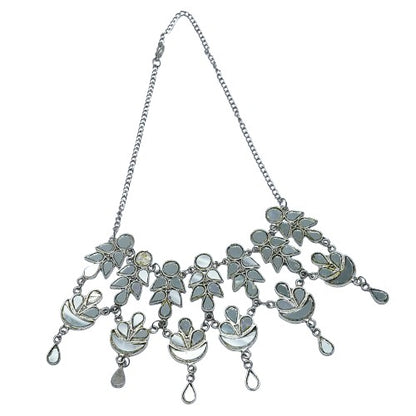 Mirror studded Statement Neckpiece