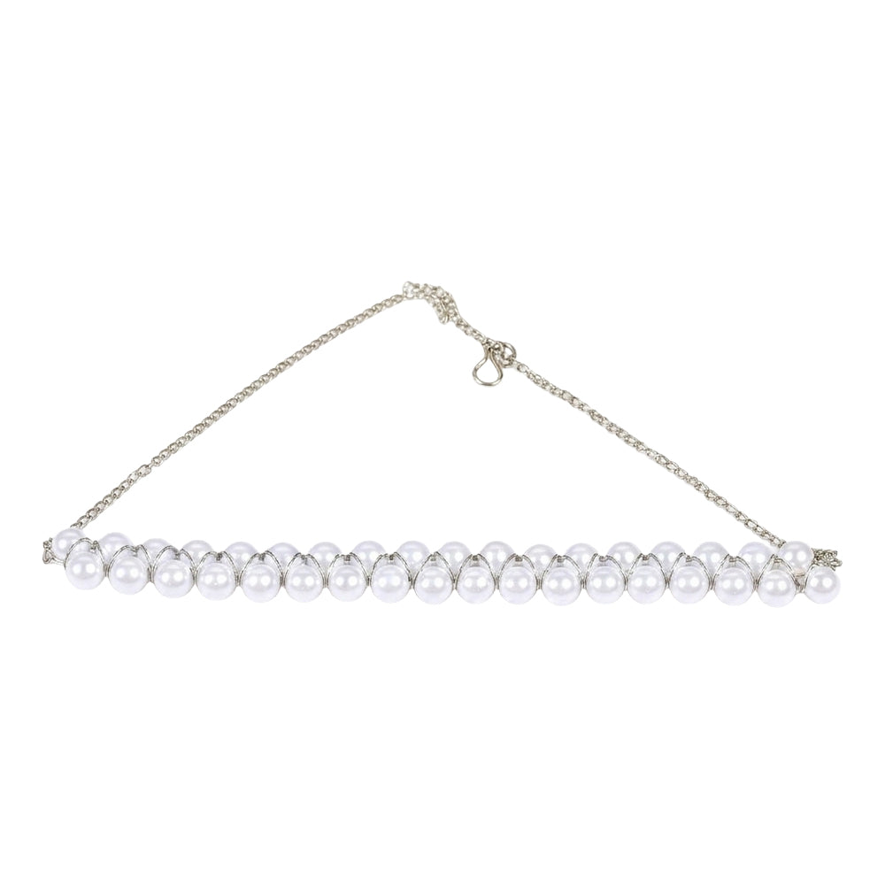 Moonlit pearl choker neckpiece