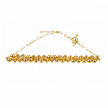 Moonlit pearl choker neckpiece