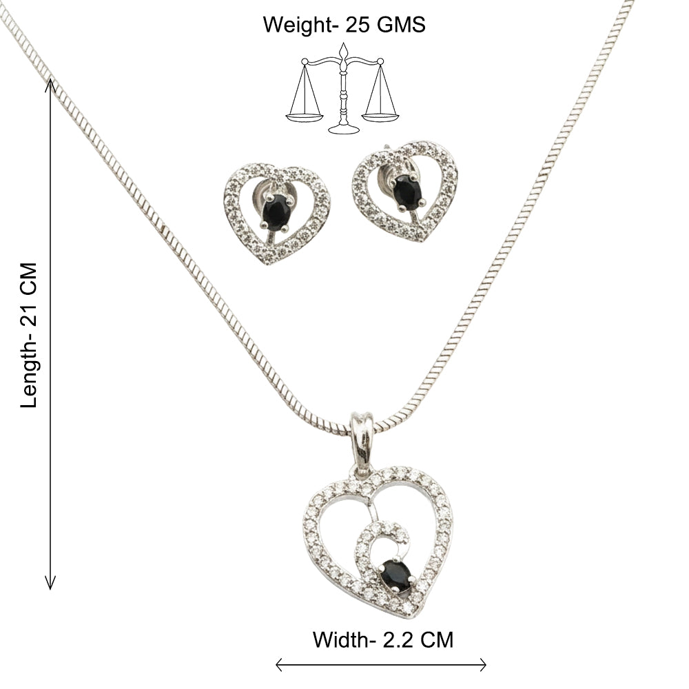 Gentle Heart- Stone studded neckpiece set