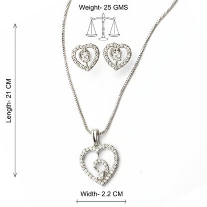 Gentle Heart- Stone studded neckpiece set