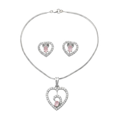 Gentle Heart- Stone studded neckpiece set