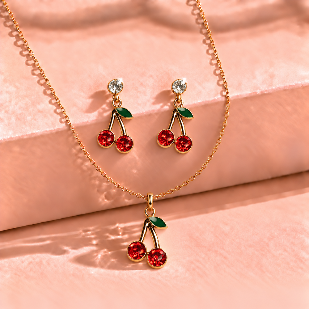 Cherry Blossom Jewellery Set