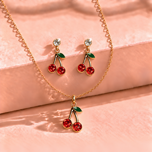Cherry Blossom Jewellery Set
