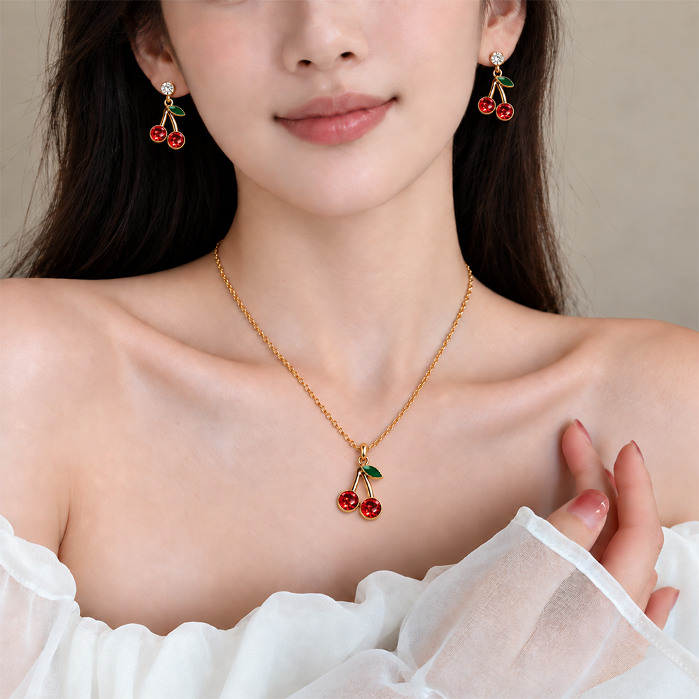 Cherry Blossom Jewellery Set