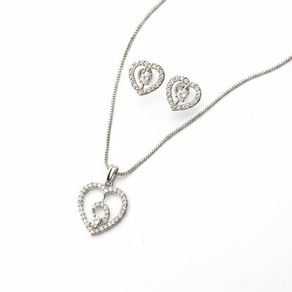 Gentle Heart- Stone studded neckpiece set
