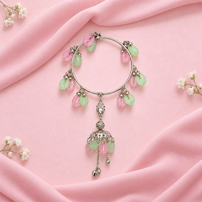 Pastel Jhumka Drop Bracelet