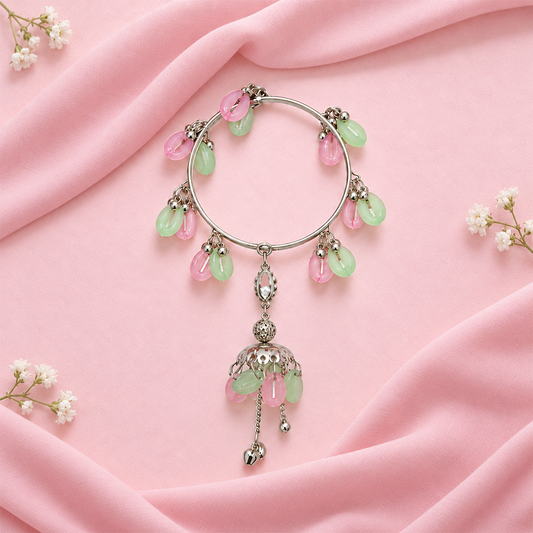 Pastel Jhumka Drop Bracelet