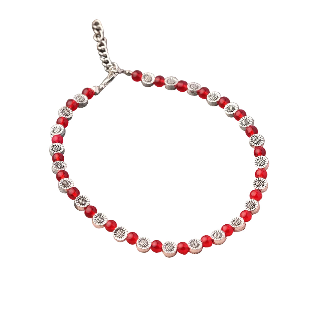 Moonlit Spark Anklet (Red)
