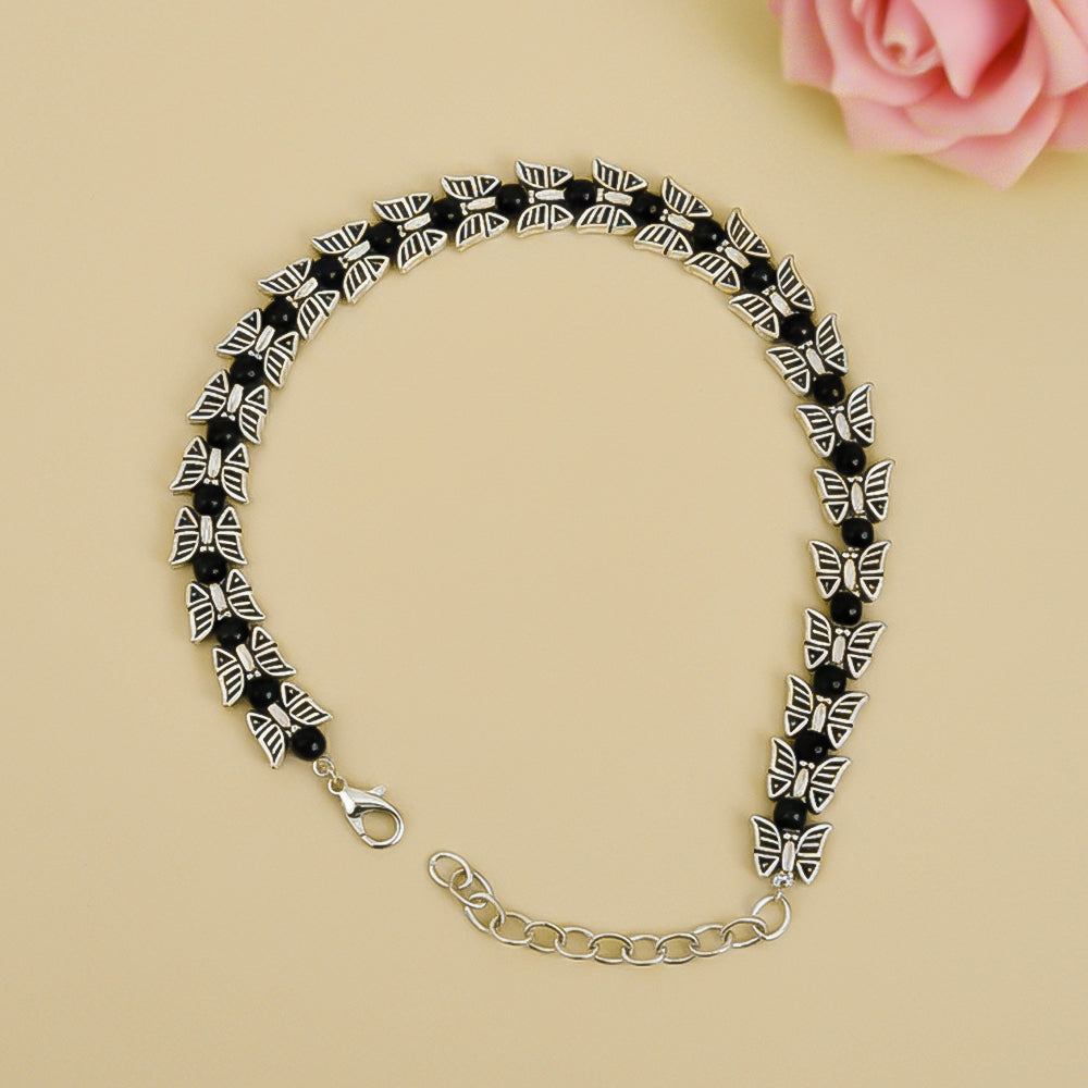 FlutterWings Anklet (Black)