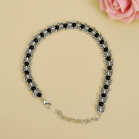 FlutterWings Anklet (Black)