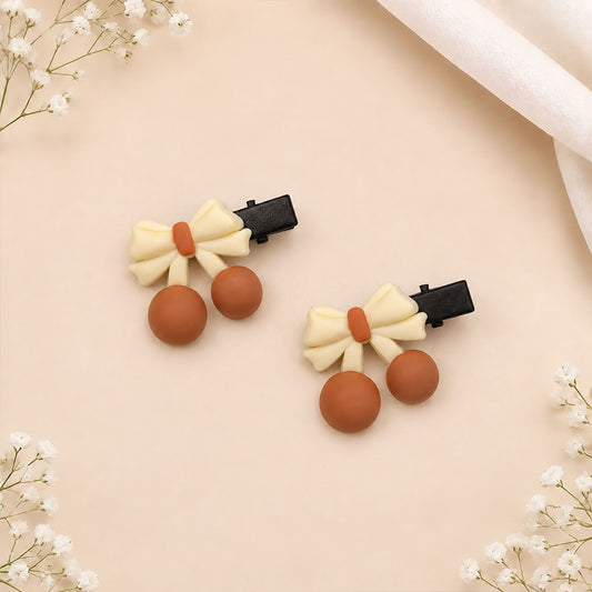 Cute Brown Character Hair Clips