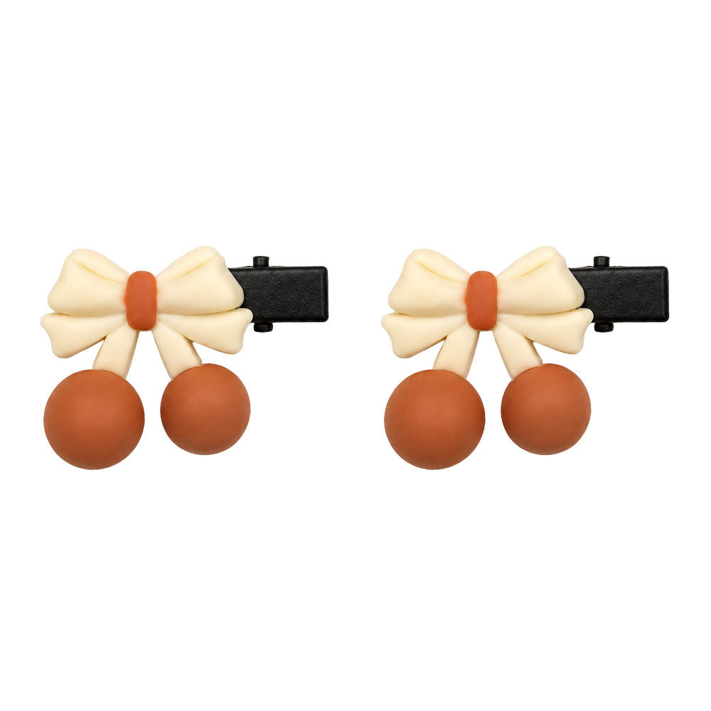 Cute Brown Character Hair Clips