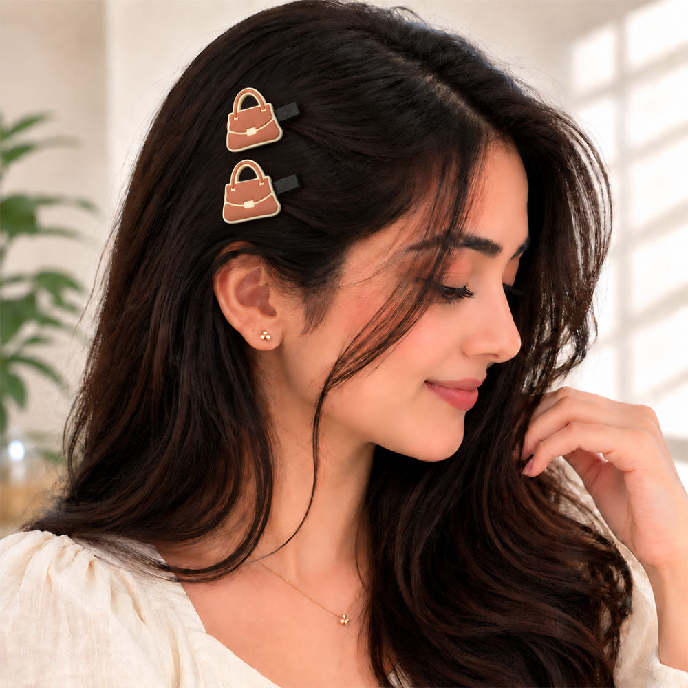 Cute Brown Character Hair Clips