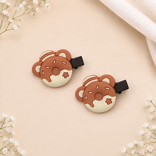 Cute Brown Character Hair Clips