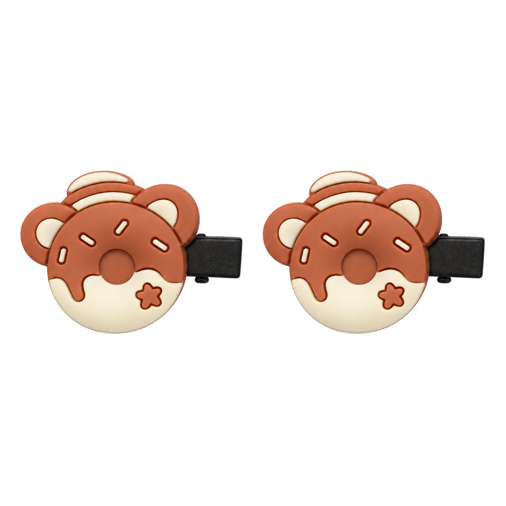 Cute Brown Character Hair Clips