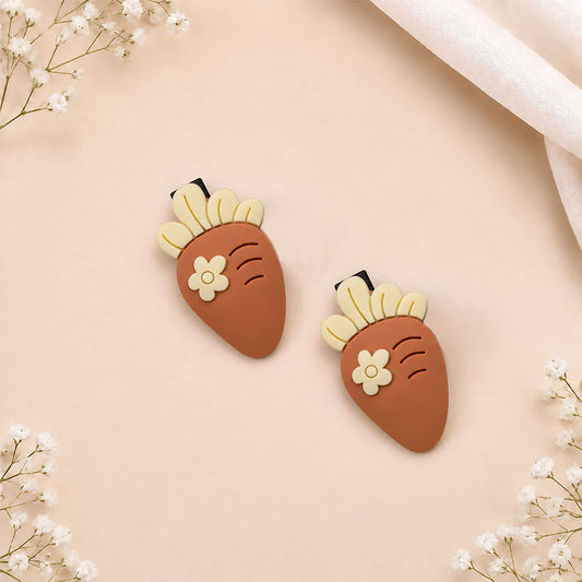Cute Brown Character Hair Clips