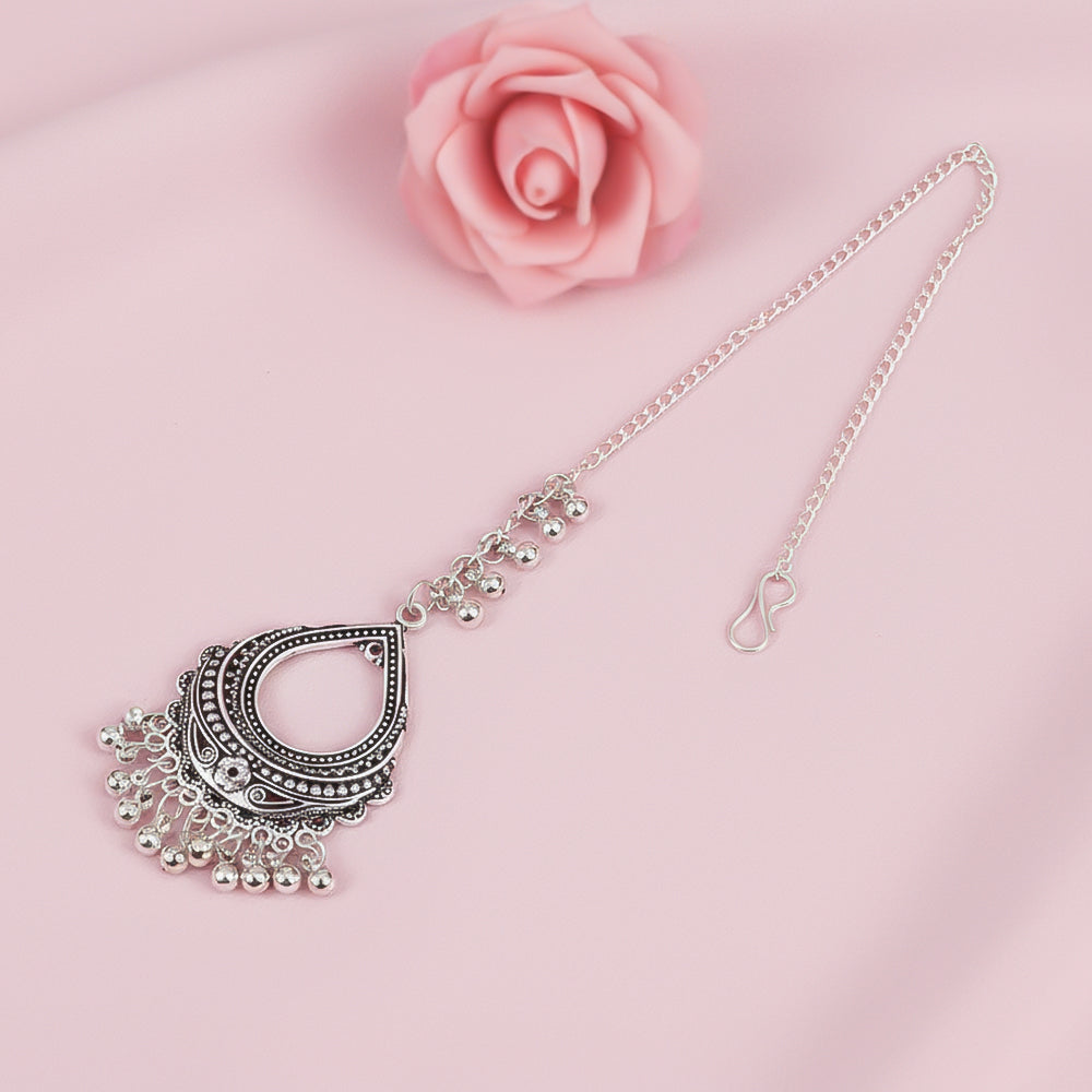 Shimmering drop oxidised magtikka (Silver)