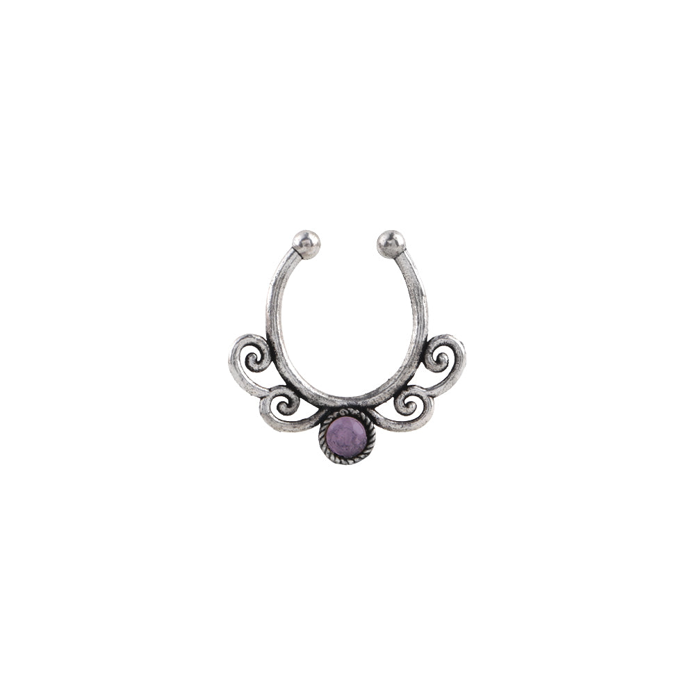Stone Studded Beautiful Septum