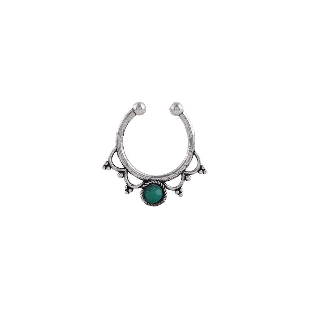 Stone Studded Beautiful Septum