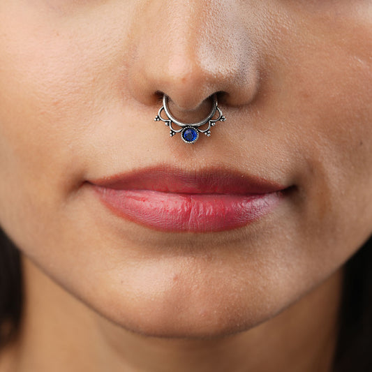 Stone Studded Beautiful Septum