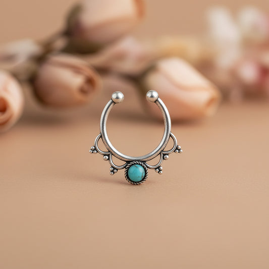 Stone Studded Beautiful Septum