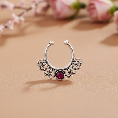 Stone Studded Beautiful Septum
