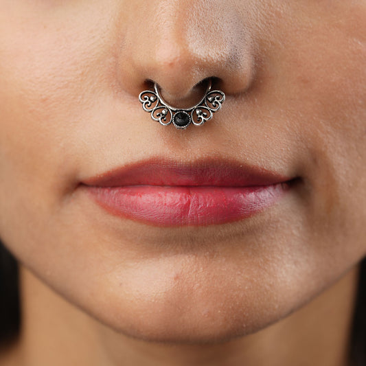 Stone Studded Beautiful Septum