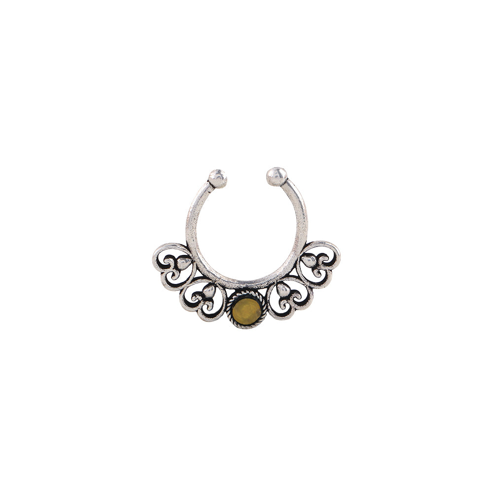 Stone Studded Beautiful Septum