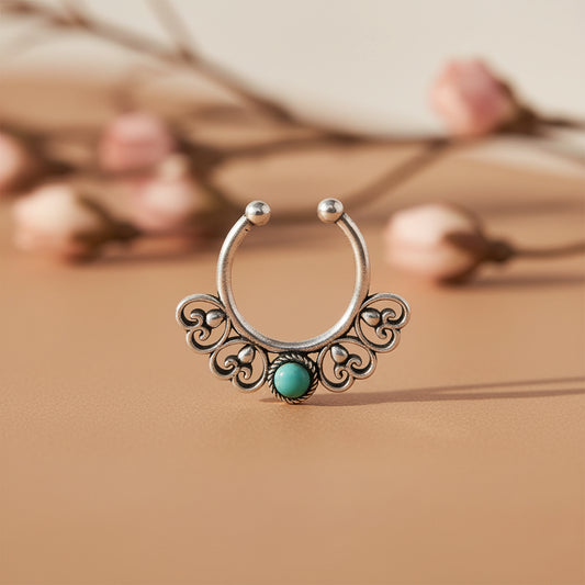 Stone Studded Beautiful Septum