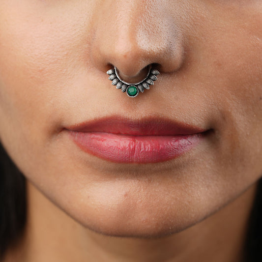 Stone Studded Beautiful Septum